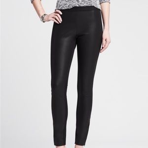Banana Republic Faux Leather Sloan Legging